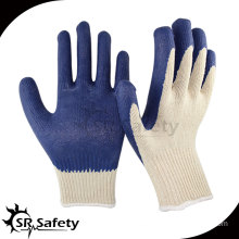 SRSAFETY 10G Latex coated gloves/Safety Glove/working gloves,construction smooth latex gloves factory